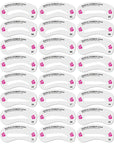 12Pcs/set Reusable Eyebrow Stencils Eye Brow Drawing Guide