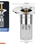 Stainless Steel Sink Drain Filter Stopper