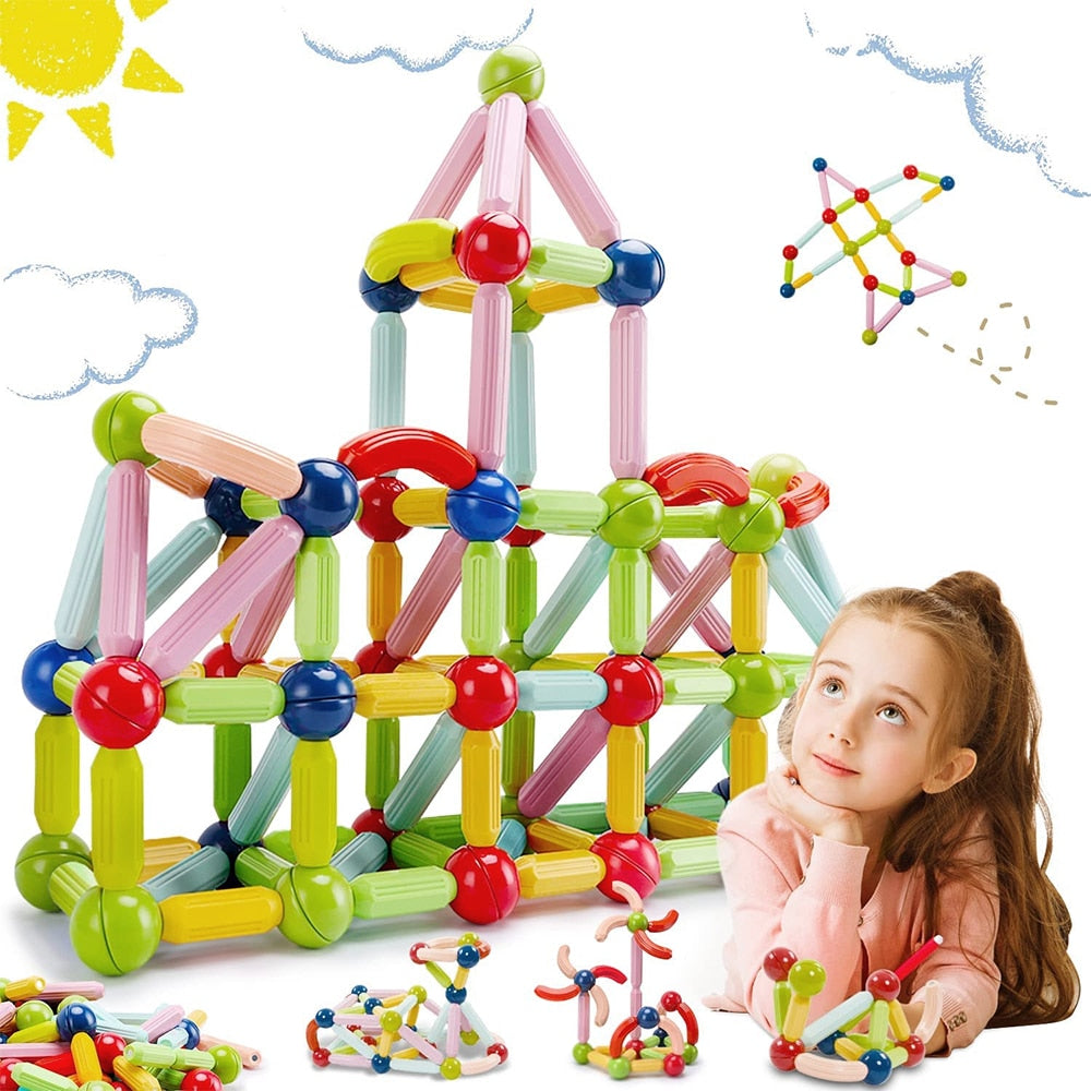 Educational Magnetic Building Sticks