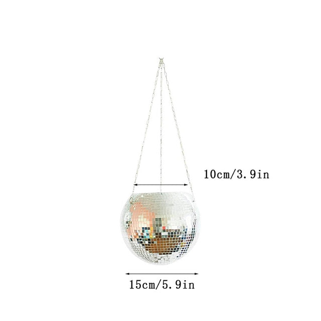 Self Watering Disco Ball Hanging Planter