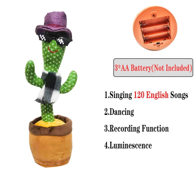 Dancing-Singing Cactus Plush Toy