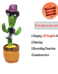 Dancing-Singing Cactus Plush Toy