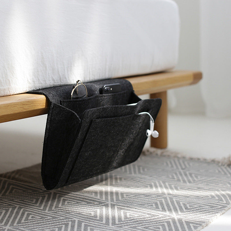 Felt Bedside Storage Organizer Bag