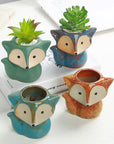 Cute Fox Style Succulent Pot