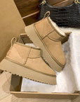 Anti-skid Sheepskin Snow Boots