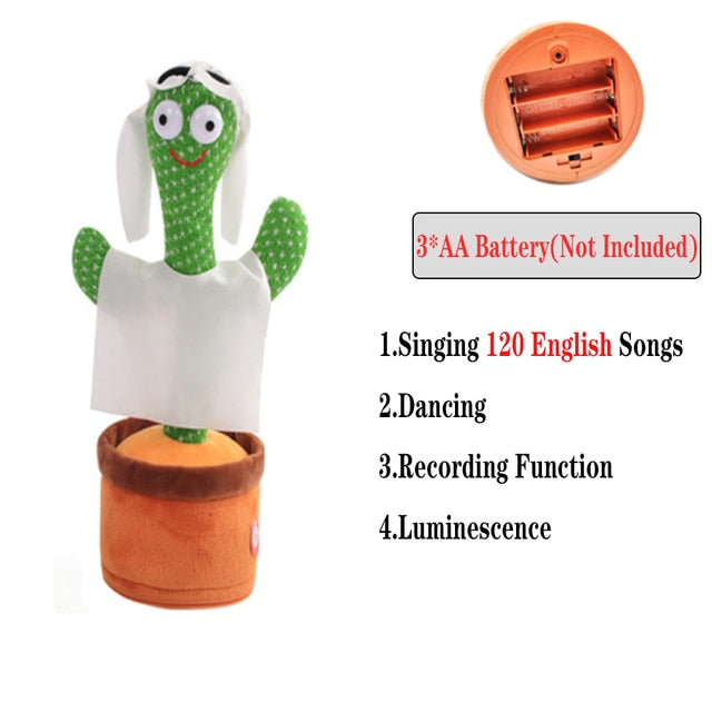 Dancing-Singing Cactus Plush Toy