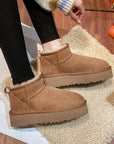 Anti-skid Sheepskin Snow Boots