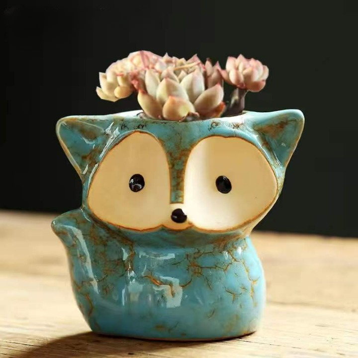 Cute Fox Style Succulent Pot