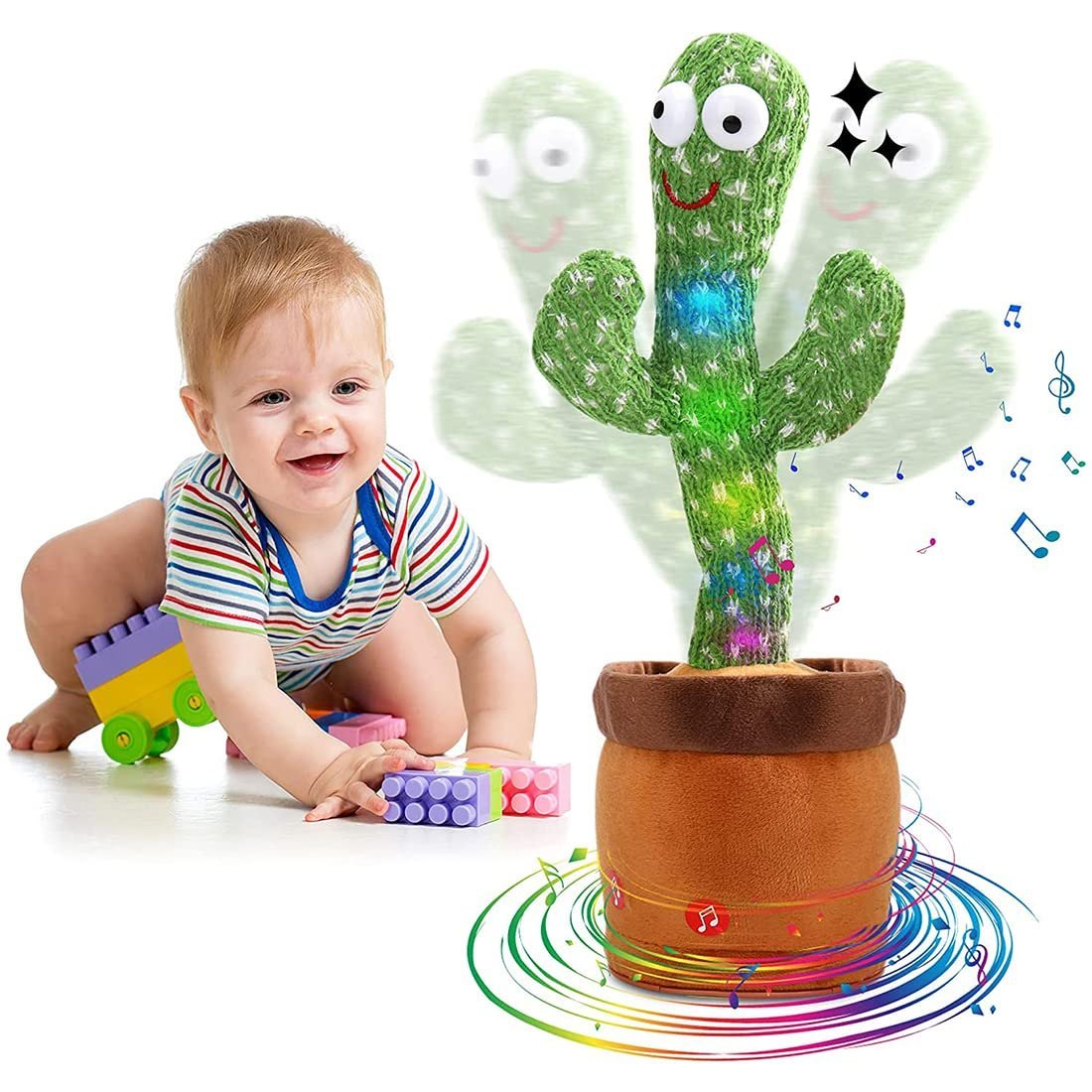 Dancing-Singing Cactus Plush Toy