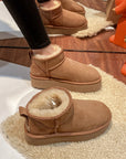 Anti-skid Sheepskin Snow Boots