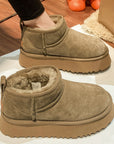 Anti-skid Sheepskin Snow Boots